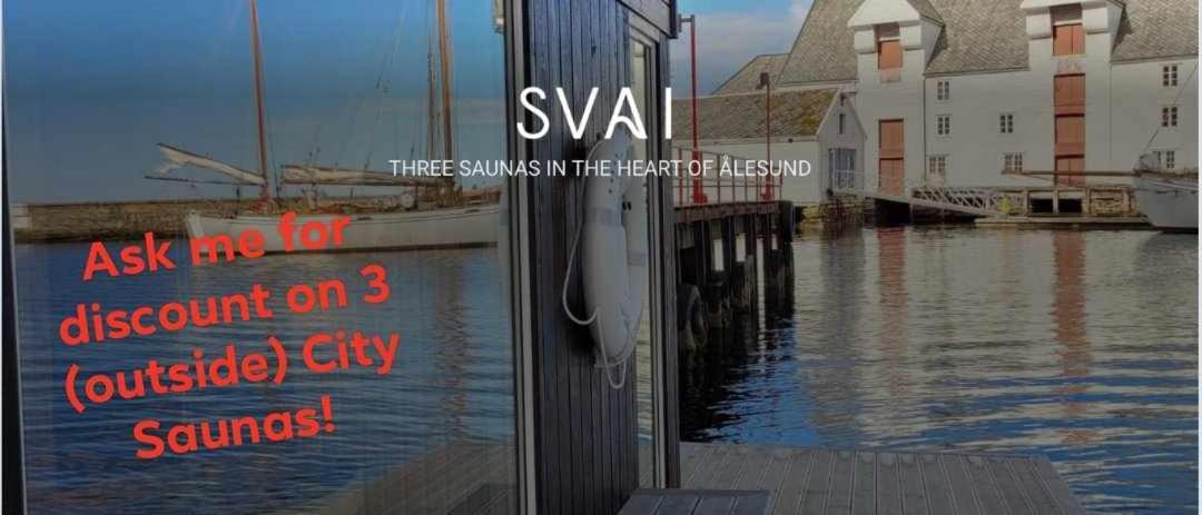 In The Heart Of Brosundet! Fully Equipped 3 Bed Room Ap Ålesund Buitenkant foto